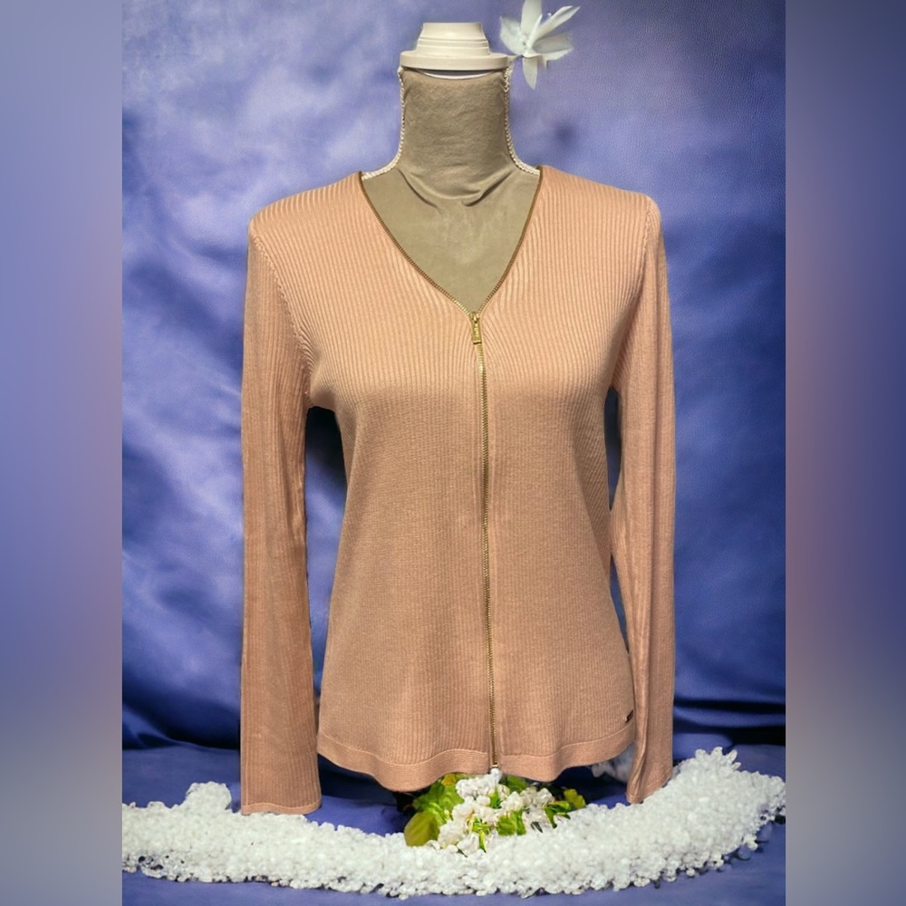 Calvin Klein Sweater with zip neckline size small